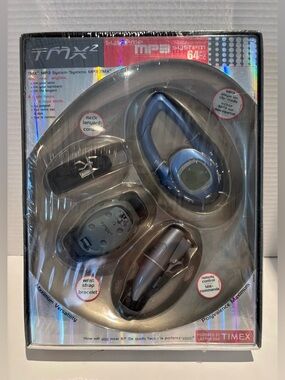 Timex TMX Grip Clip Watch MP3 as Seen in Tomb Raider Laura Croft BLUE TMX2 NEW